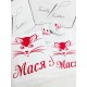 Детский махровый набор "Милая Мася"